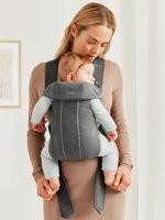 Анатомический рюкзак-кенгуру BabyBjorn Mini Dark Grey