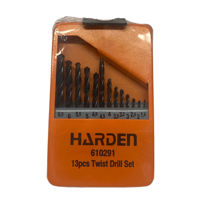 Набор сверл по металлу HSS 1.5-6.5 мм (в наборе 13 шт.)  HARDEN