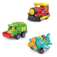Mașină Hola Toys HA7871 Set de mijloace de transport (3 modele)