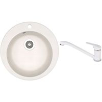 Мойка кухонная со смесителем Dr.Gans Gala + SanDonna F 1066 alb