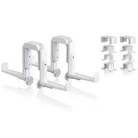 Suport pentru flori Lechuza Brackes Balconera Duo White
