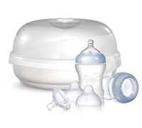 Sterilizator pentru microunde Nuby "Natural Touch" cu 2 biberoane