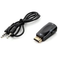 Adapter HDMI  M to  VGA F+ 3.5mm AUX, Cablexpert "A-HDMI-VGA-02"