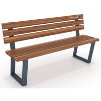 Комплектующий элемент для детской площадки PlayPark 8105 Скамья Bk-05 Металл / Дерево