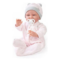 Păpușă Antonio Juan 33112 Păpușa bebelus Carla pe pernuta mare, 42cm, 46464