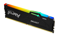 32GB DDR5-5600MHz  Kingston FURY Beast RGB (Kit of 2x16GB) (KF556C40BBAK2-32), CL40-40-40, 1.25V,Blk