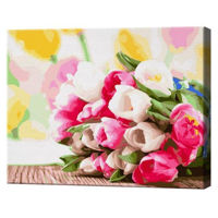 Tablou pe numere Art Gallery GX9193 Buchet de lalele 40x50cm