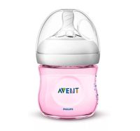 Biberon cu debit lent Avent Natural SCF031/17, 125 ml