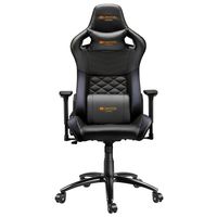 Gaming Chair Canyon Nightfall, Maximum load 150 kg, Headrest & Lumbar cushion, Black