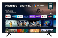 Телевизор 43" LED SMART TV Hisense 43A6G, 3840x2160 4K UHD, VIDAA U OS, Black