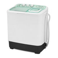 Mașină de spălat semiautomat Artel TE 60 LS green