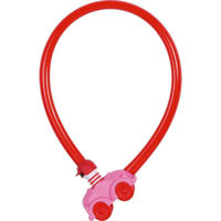 Аксессуар для велосипеда Abus Lacăt biciclete Cable Lock SC Lock 02021 pink