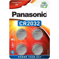 CR2032, Blister*4, Panasonic, CR-2032EL/4B