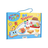 Набор для творчества Strateg 57144 Set de modelat Мистер тесто My Toaster, 38buc
