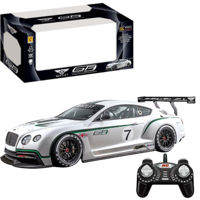 Jucărie cu telecomandă RC Cars 866-1817B Bentley GT3 1:18 cu telecomandă și baterie de 4.8V