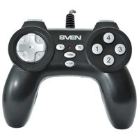 Джойстик для компьютерных игр Sven Scout, D-Pad, 12 buttons, USB