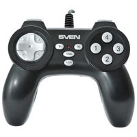 Joystick-uri pentru jocuri pe calculator Sven Scout, D-Pad, 12 buttons, USB