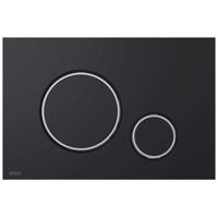 Кнопка смыва Alcaplast M778 пластик черный/хром