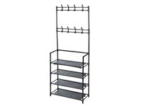 Вешалка для одежды и 4 полки Storage 155X60X26cm, металл