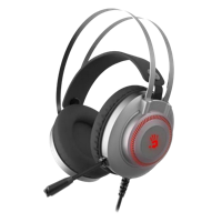 Gaming Headset Bloody J200S, 50mm drivers, 20-20kHz, 16 Ohm, 100db, Backlight, 2m, USB, Grey