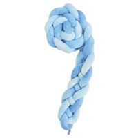 Бортик для кроватки Kikka Boo 41109050143 Protectie laterala impletita Blue, 4 cosite, 180 cm