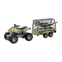 Машина Wenyi (40067) Trailer pe baterii in set cu animale WY400F-6