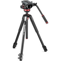 Штатив Manfrotto 502AH Video Head & MT055XPRO3 VIDEO KIT, Trepied