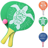 Теннисный инвентарь Promstore 55151 Детский теннисный набор: 2 ракетки 38 см + мяч 4 см, дерево