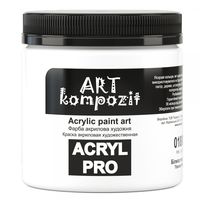 Акриловая краска ART Kompozit, 430 мл, белила титановые (018)
