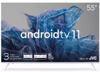 Televizor 55" LED SMART TV KIVI 55U750NW, 3840x2160 4K UHD, Android TV, White