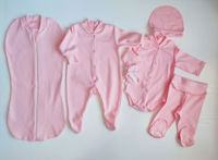 Set Pampy (0-1 luni)  Peach Pink