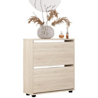 Raft pentru încălțăminte Mobildor-Lux Leo 50x27x86H cm Sonoma