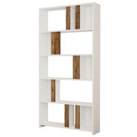 Офисный стеллаж Hanah Home Lima White Walnut