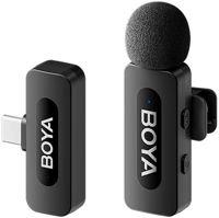 Микрофон Boya BY-V10 V2, Type-C Jack, Black