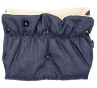 Рукавички для коляски слитные iMove "Wool Melange Granat" Womar Zaffiro