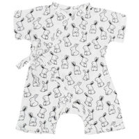 Детская одежда Minikin 22301462 Bon Voyage Кимоно р-р62, белый зайчик, унисекс