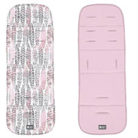 Аксессуар для колясок Kikka Boo 31108040085 Salteluta pentru carucior Leaves Pink