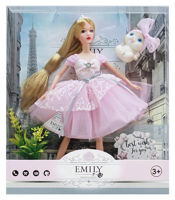 Кукла Essa QJ117 Emily Seria cu animalut si accesorii