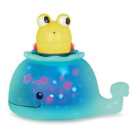 Аксессуар для купания Battat BX2277Z Jucărie Interactivă pentru baie Balenă și Broasca-Țestoasă cu iluminare, cod 57748