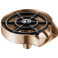 Аксессуар для кухонных моек SanDonna Опрокидываемая мойка для бокалов, нерж. сталь 304, золотая (VOR58648)