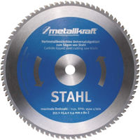 Disc de tăiere MetallKraft 3853504 Pânză circulara pentru oțel Ø355x2.4x25.4mm Z80