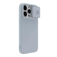 Nillkin Apple iPhone 15 Pro Max, CamShield Silky Silicone Case, Star-Gray