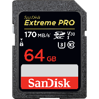 Карта памяти Sandisk Extreme Pro Card SDXC UHS-I 64GB V30 633x