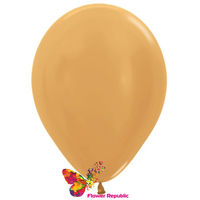 Balon de latex,  aur nacru - 30 cm