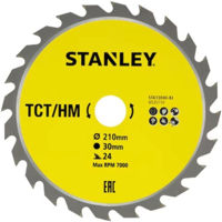 Диск отрезной Stanley STA13040-XJ Диск для циркулярной пилы TCT 210x30x24T