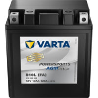 Автомобильный аккумулятор Varta 12V 10AH 120A(EN) клемы 0 (133x90x142) YB10L-A2 AGM (510909012I312)