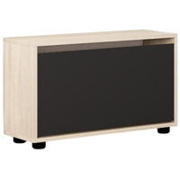 Raft pentru încălțăminte Mobildor-Lux Leo 90x27x47H cm Sonoma/Anthracite