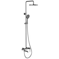 Panou de duș Gappo G2406-9 Grafite, cu bara dus