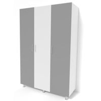 Dulap Smartex  N3 180cm Alb/Grafit