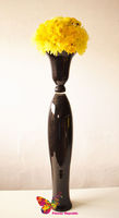 Vaza din sticla neagra - H 80 cm